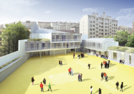 ecole de charenton le pont cour de récréation