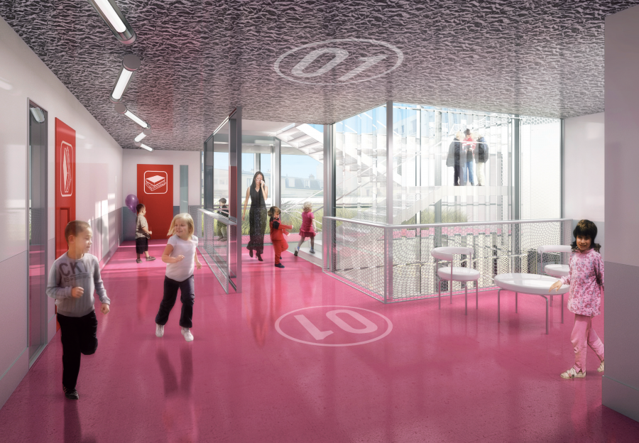 Construction d'une école à CharentonlePont avec SBBT Architecture