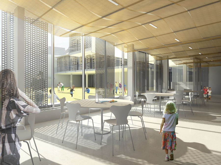 Construction d'une école à CharentonlePont avec SBBT Architecture — ALTERNATIVE Bureau d