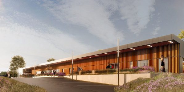 vue facade centre accueil epsm daumezon chr orléans