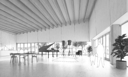 acousticien cinema nort-sur-erdre croquis o-s architectes